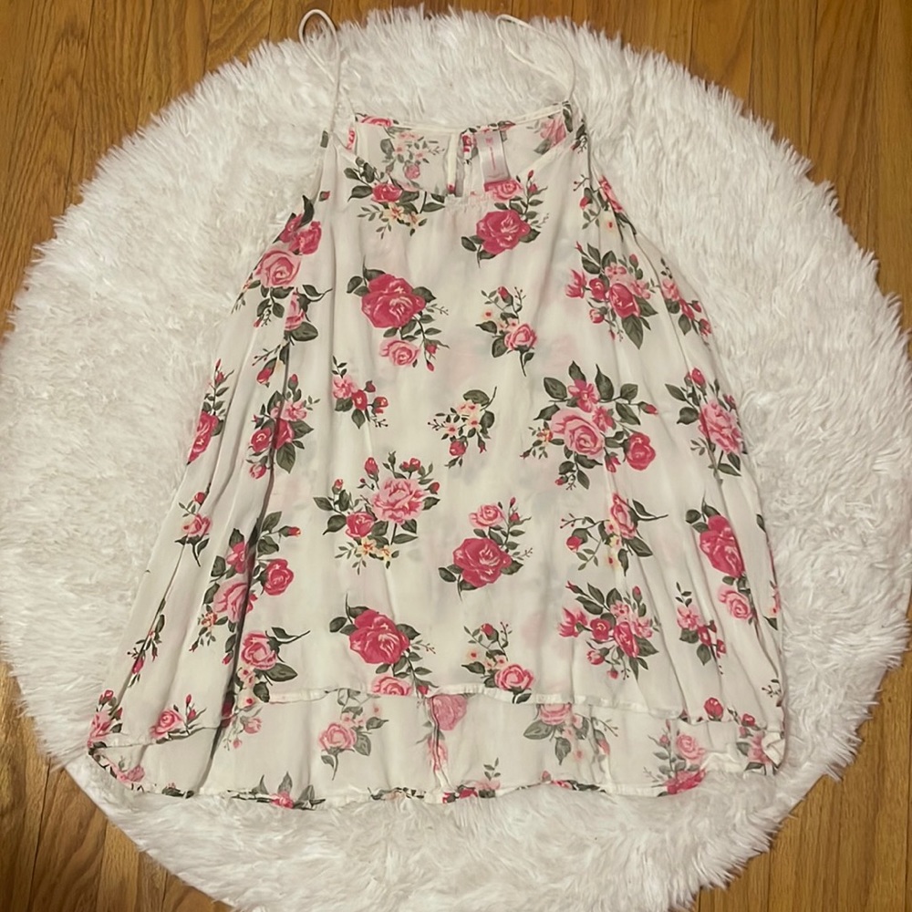 Floral tank top.